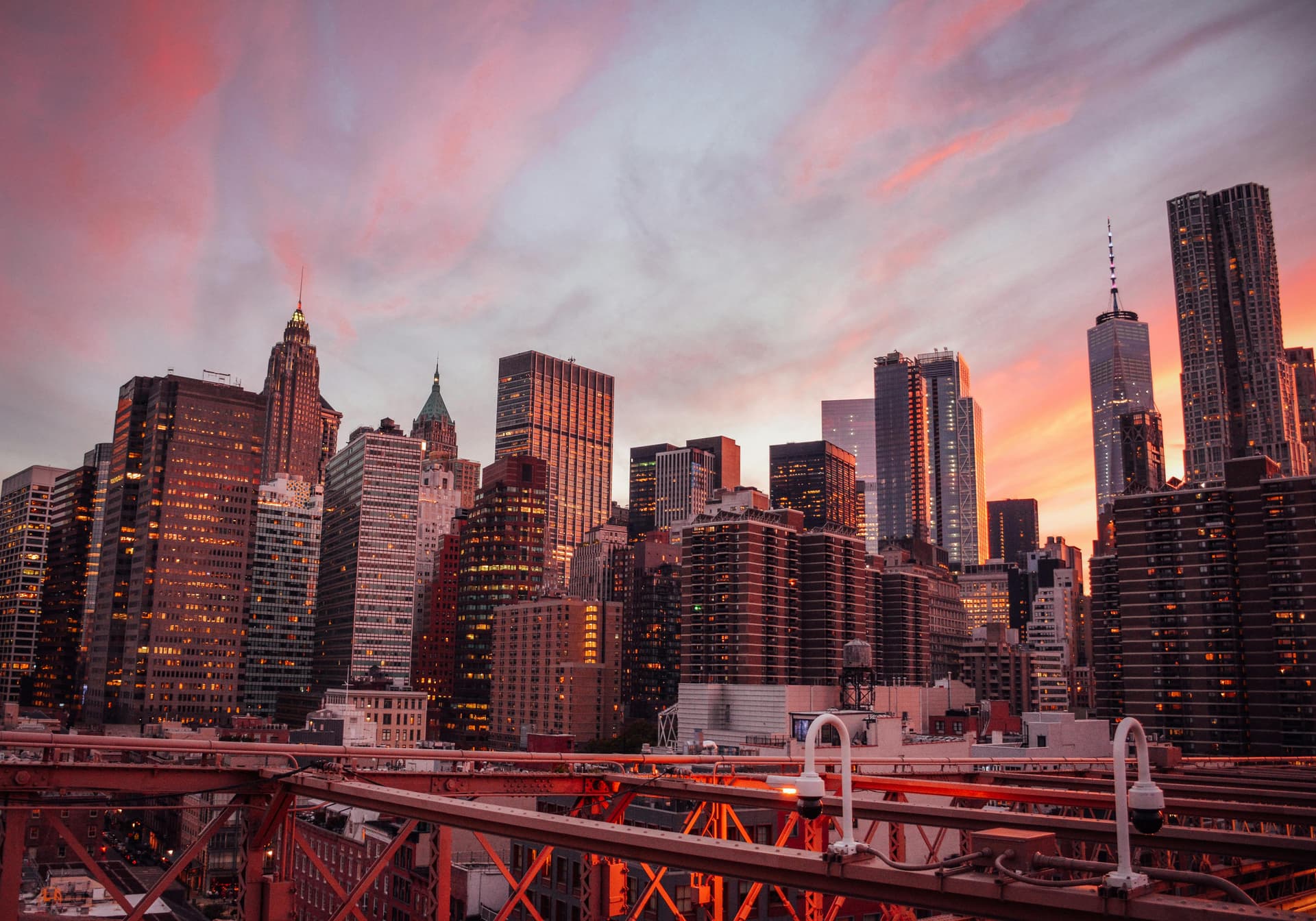 City skyline and housing